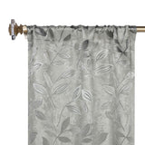 Leaves Room Darkening Washable Blackout Curtain Panels, Set of 2