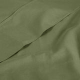 300 Thread Count 100% Cotton Sheet Set Percale Solid Deep Pocket