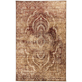 Salford Vintage Abstract Medallion Plush Indoor Area Rug Or Runner