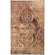 Salford Vintage Abstract Medallion Plush Indoor Area Rug Or Runner
