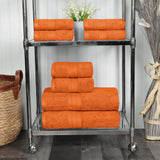 Cotton Plush Terry Towel Set 8-Piece - Atlas