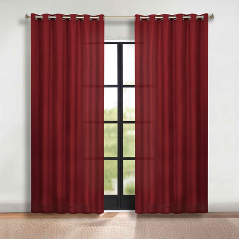 Blackout Window Curtains Classic Modern Room Darkening Set of 2