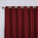 Classic Modern Solid Room Darkening Blackout Curtain Panels, Set of 2