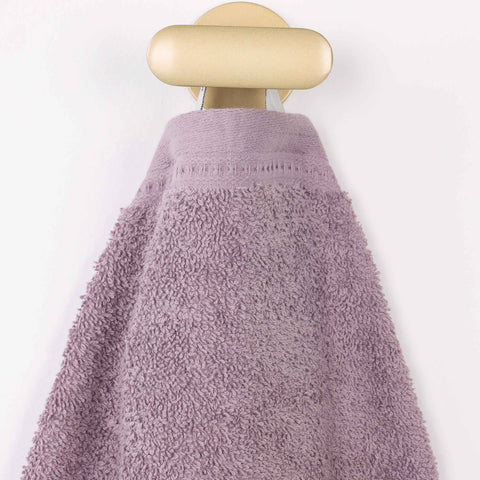 Cotton Waffle Border Hand Towel Set 6-Piece - Honeycomb