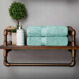 Madison Egyptian Cotton Pile Heavyweight 2 Piece Bath Towel Set