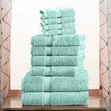 10-Piece Egyptian Cotton Plush Towel Set - Madison