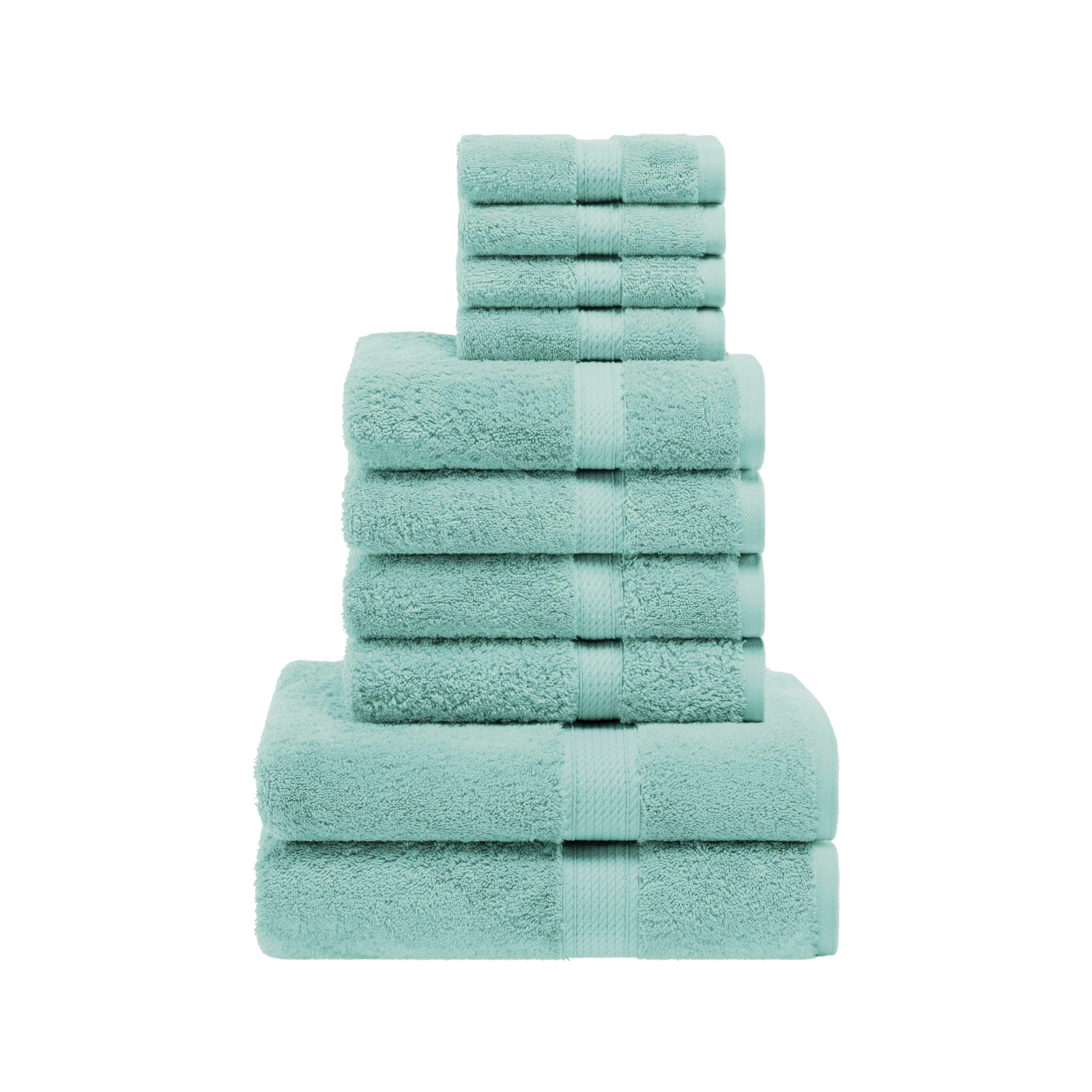 Madison Egyptian Cotton Plush Heavyweight 10 Piece Towel Set