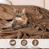 Fleece Plush Medium Weight Fluffy Soft Decorative Blanket Or Throw