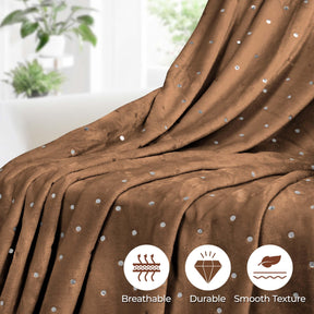 Fleece Plush Medium Weight Fluffy Soft Decorative Blanket Or Throw