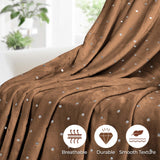 Fleece Plush Medium Weight Fluffy Soft Decorative Blanket Or Throw