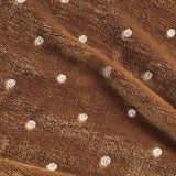 Fleece Plush Medium Weight Fluffy Soft Decorative Polka Dot Blanket