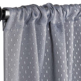 Modern Shimmer Washable Room Darkening Blackout Curtains, Set of 2