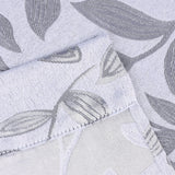 Leaves Room Darkening Washable Blackout Curtain Panels, Set of 2