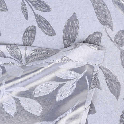 Blackout Curtains Leaves Pattern Room Darkening Grommet 2 Panels