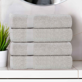 Cotton Highly Absorbent Eco-Friendly Quick Dry 4 Piece Bath Towel Set