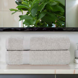 Cotton Eco-Friendly Bathroom Essentials 2 Piece Bath Sheet Set