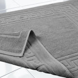 Egyptian Cotton Greek Key Infinity Border Bath Mat Set of 2