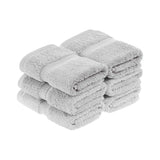 Egyptian Cotton Face Towel Set of 6 by Madison