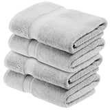 Egyptian Cotton Plush Heavyweight Bath Towel Set of 4