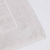 Nora Cotton Thick Solid Checkered Washable Bath Mat Set of 2