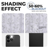 Leaves Room Darkening Washable Blackout Curtain Panels, Set of 2