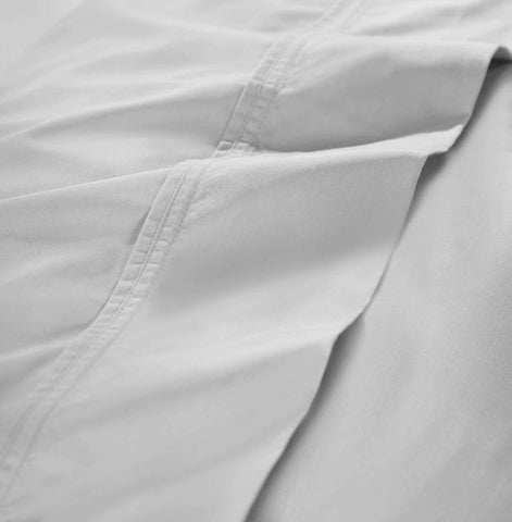 300 Thread Count Organic Cotton Percale Bed Sheet Sets - Deep Pocket