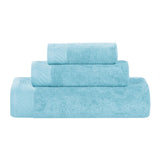 Egyptian Cotton Basketweave Solid Towel Set 3 Piece