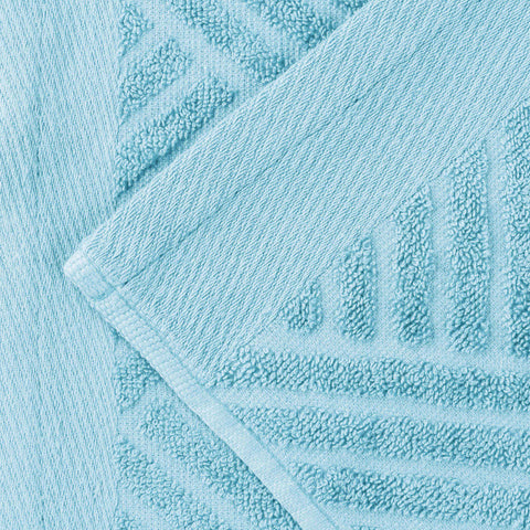 Egyptian Cotton Basketweave Towel Set 6 Piece
