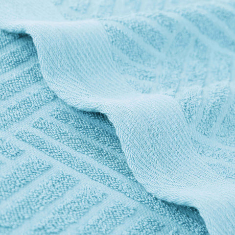 Egyptian Cotton Basketweave Towel Set 6 Piece