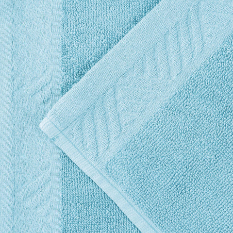 Egyptian Cotton Basketweave Solid Towel Set 3 Piece