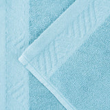 Basketweave Egyptian Cotton Solid 3 Piece Assorted Towel Set