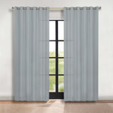Classic Modern Solid Room Darkening Blackout Curtain Panels, Set of 2