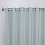 Classic Modern Solid Room Darkening Blackout Curtain Panels, Set of 2