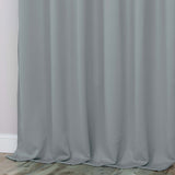 Classic Modern Solid Room Darkening Blackout Curtain Panels, Set of 2