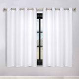 Modern Shimmer Washable Room Darkening Blackout Curtains, Set of 2
