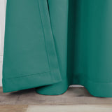 Solid Machine Washable Room Darkening Blackout Curtains, Set of 2