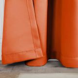 Solid Machine Washable Room Darkening Blackout Curtains, Set of 2