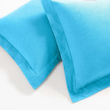 100% Cotton Flannel Solid Modern Fuzzy Duvet Cover Set