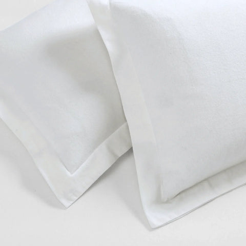 100% Cotton Flannel Solid Modern Fuzzy Duvet Cover Set