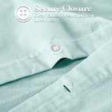 100% Cotton Flannel Solid Modern Fuzzy Duvet Cover Set