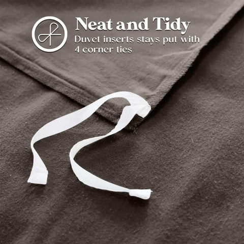 100% Cotton Flannel Solid Modern Fuzzy Duvet Cover Set