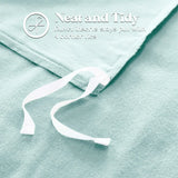 100% Cotton Flannel Solid Modern Fuzzy Duvet Cover Set