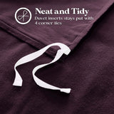 100% Cotton Flannel Solid Modern Fuzzy Duvet Cover Set