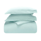 100% Cotton Flannel Solid Modern Fuzzy Duvet Cover Set