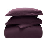 100% Cotton Flannel Solid Modern Fuzzy Duvet Cover Set