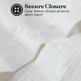 100% Cotton Flannel Solid Modern Fuzzy Duvet Cover Set