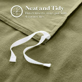 100% Cotton Flannel Solid Modern Fuzzy Duvet Cover Set