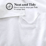 100% Cotton Flannel Solid Modern Fuzzy Duvet Cover Set