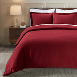 100% Cotton Flannel Solid Modern Fuzzy Duvet Cover Set