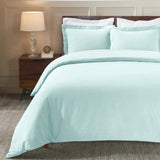 100% Cotton Flannel Solid Modern Fuzzy Duvet Cover Set